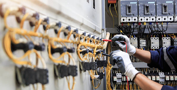 Professional Electrician technician working in Dale, PA